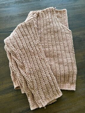 Boxy Cable Knit Sweater